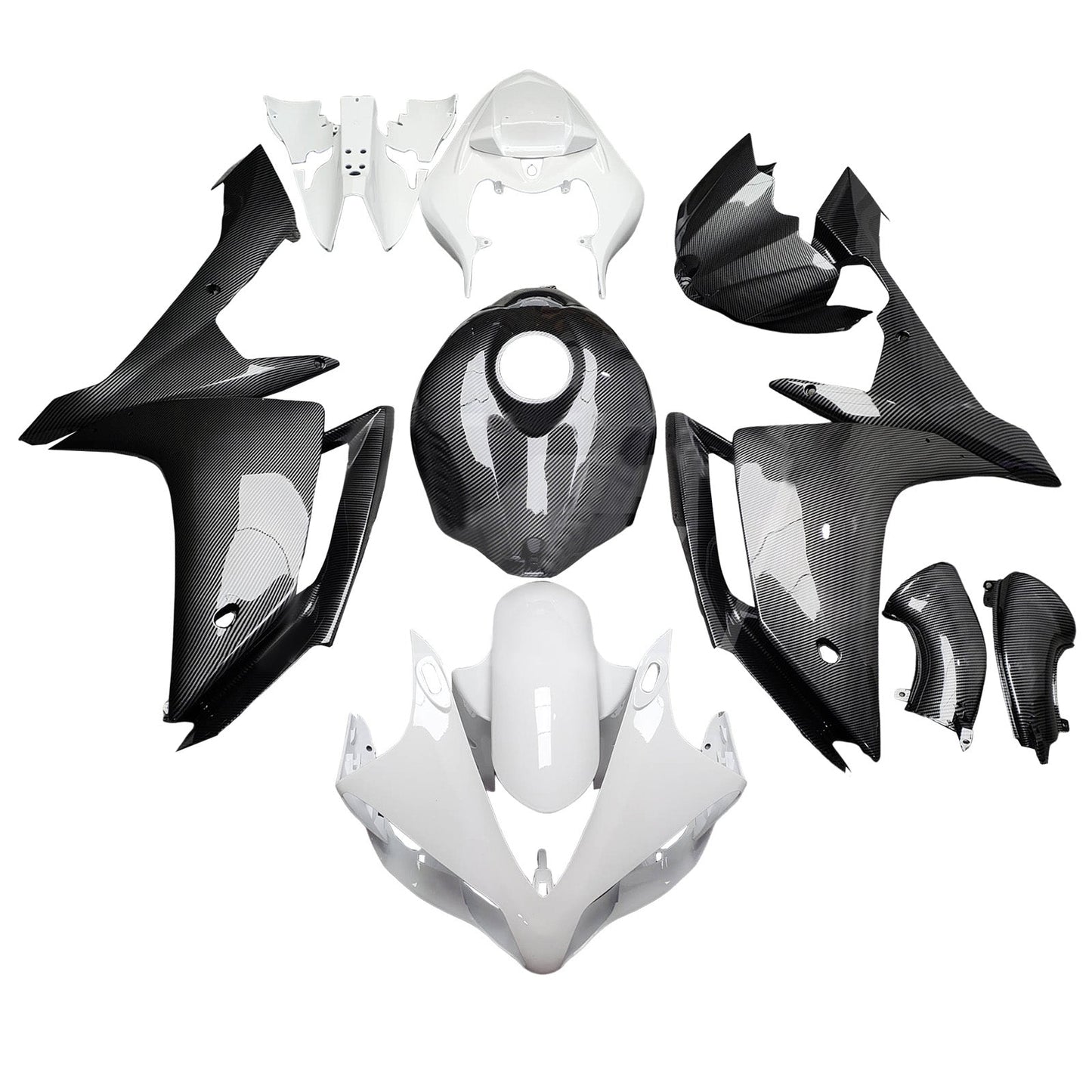 Kit carenatura iniezione plastica ABS per Yamaha YZFR1 YZF-R1 2007-2008