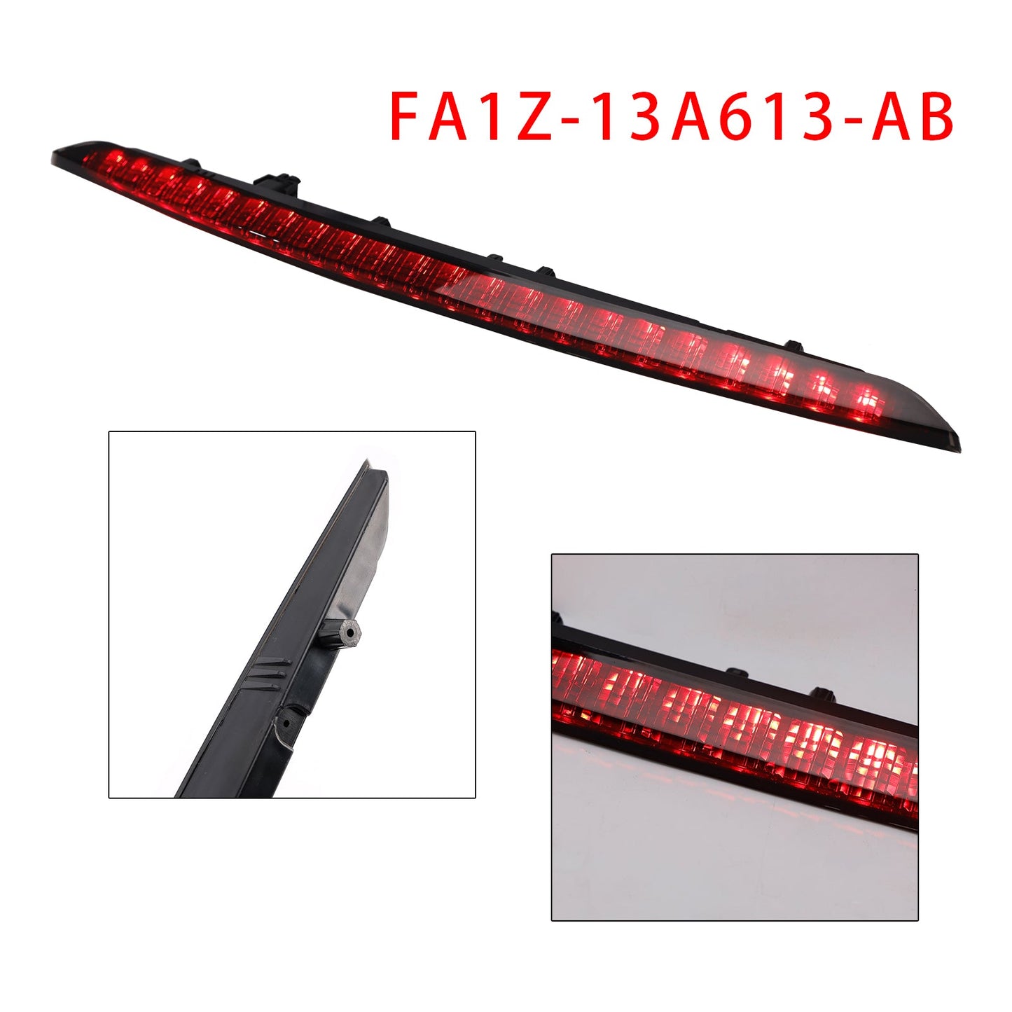 Luce freno posteriore alta Lincoln MKX 2016-2018 FA1Z-13A613-AB Lente nera