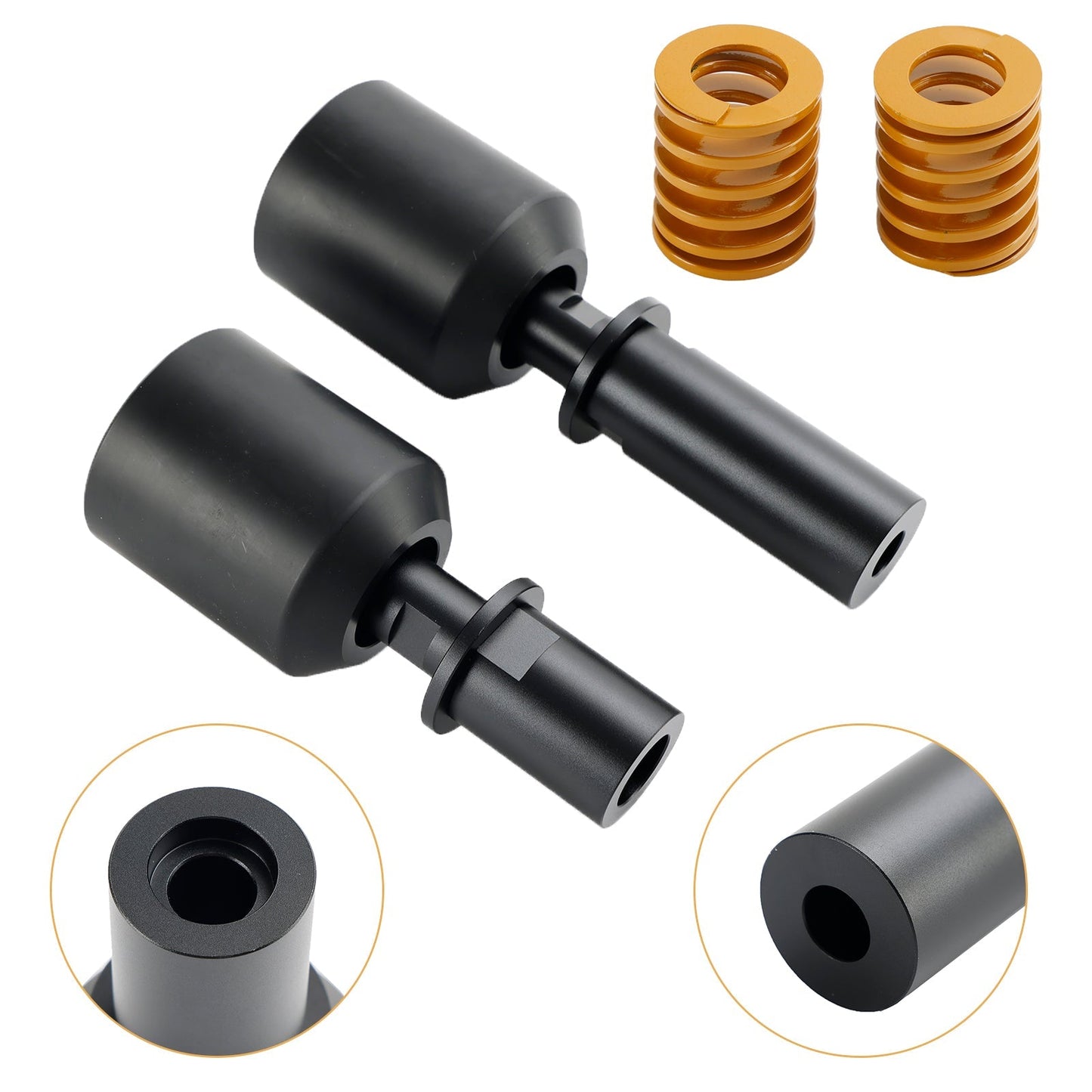 Protezione slider telaio in alluminio KAWASAKI ZX-4RR 2023-2024 nera