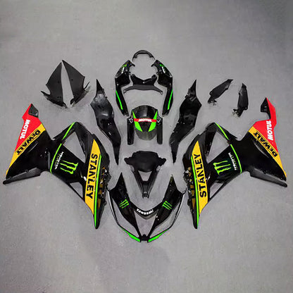 Kit carenatura iniezione in plastica ABS adatto per Kawasaki ZX6R 636 2013-2018