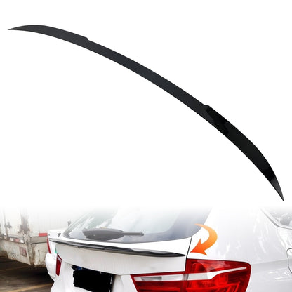 Spoiler posteriore centrale nero lucido per BMW X3 F25 2010-2018