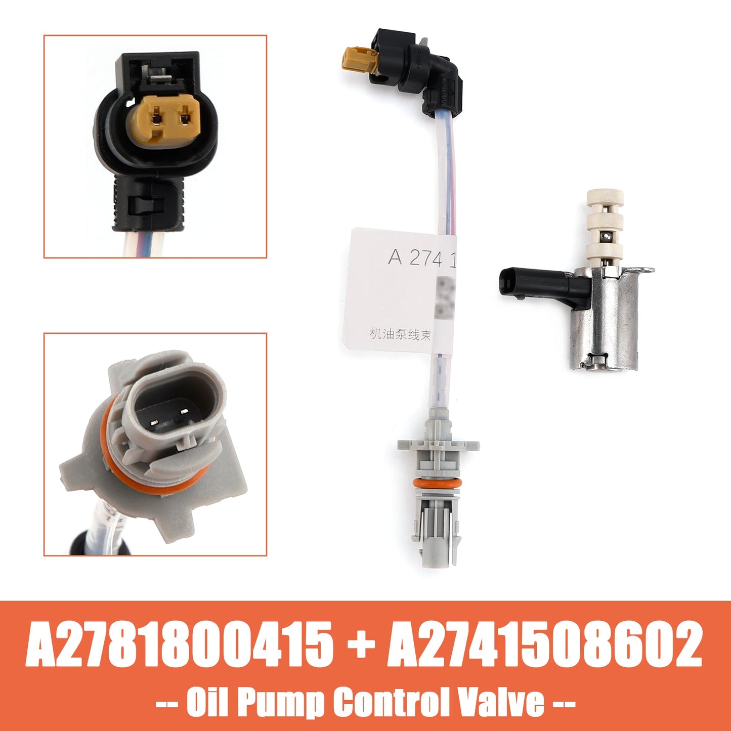 Valvola di controllo della pompa dell'olio A2781800415 A2741508602 per Mercedes M274 M264 GLC