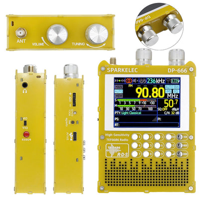Radio DSP TEF6686 DP666 Radio a onde corte LW MW SW 0IRT ad alta sensibilità a banda intera