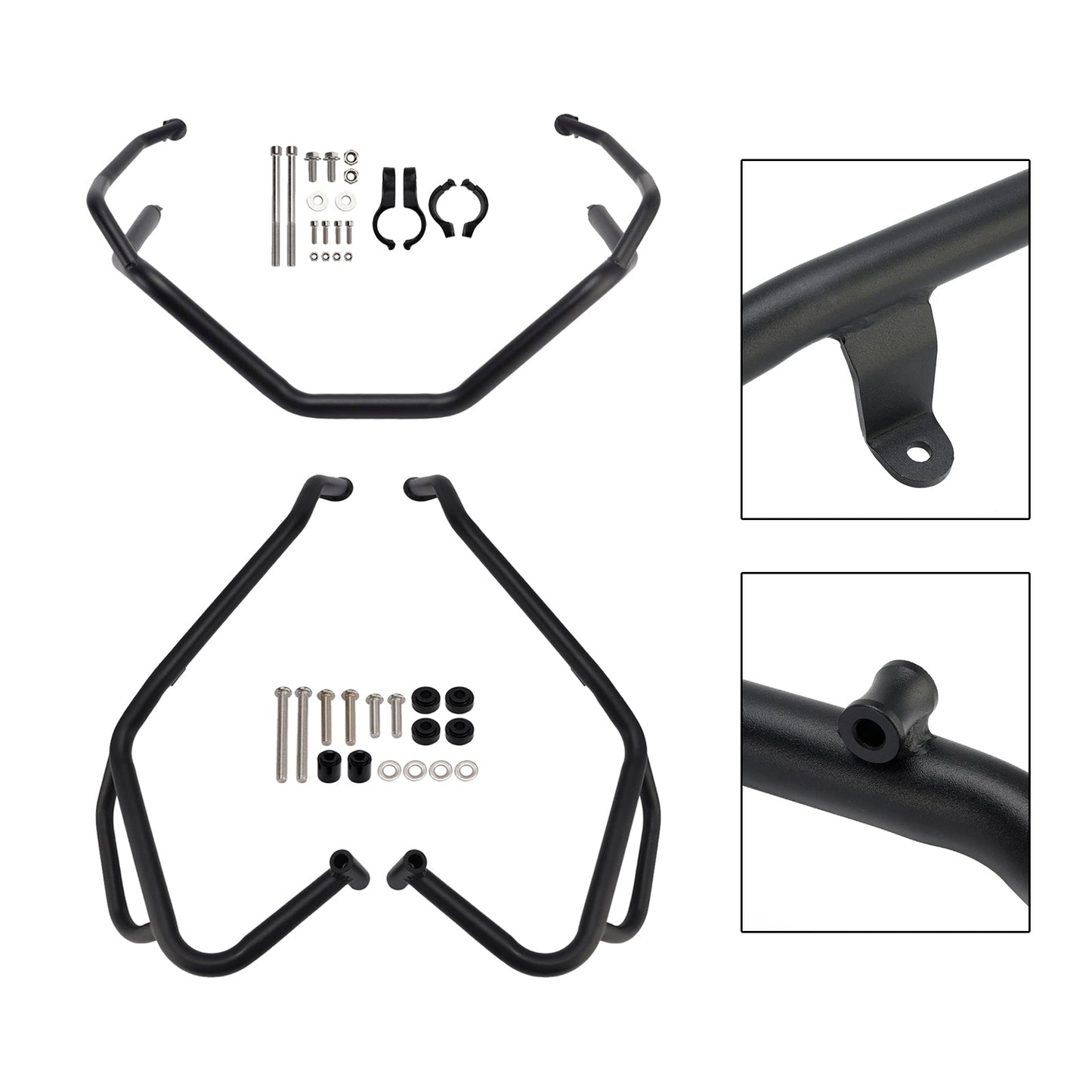 Kit barra di protezione motore superiore e inferiore Honda X-Adv 750 2025+ nera