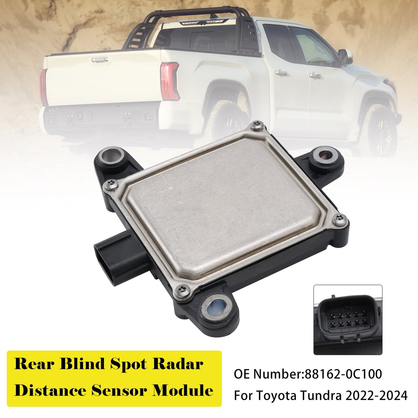 Modulo sensore di distanza radar per angolo cieco posteriore Toyota Tundra 2022-2024 88162-0C100