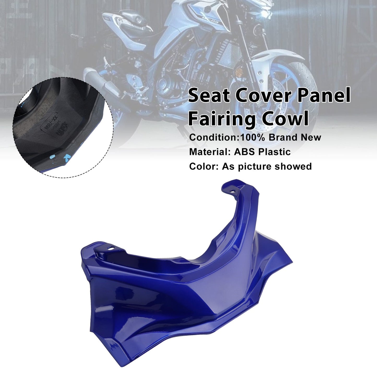 Pannello di copertura della sella Yamaha YZF-R3 R25 MT-03 2025-2026