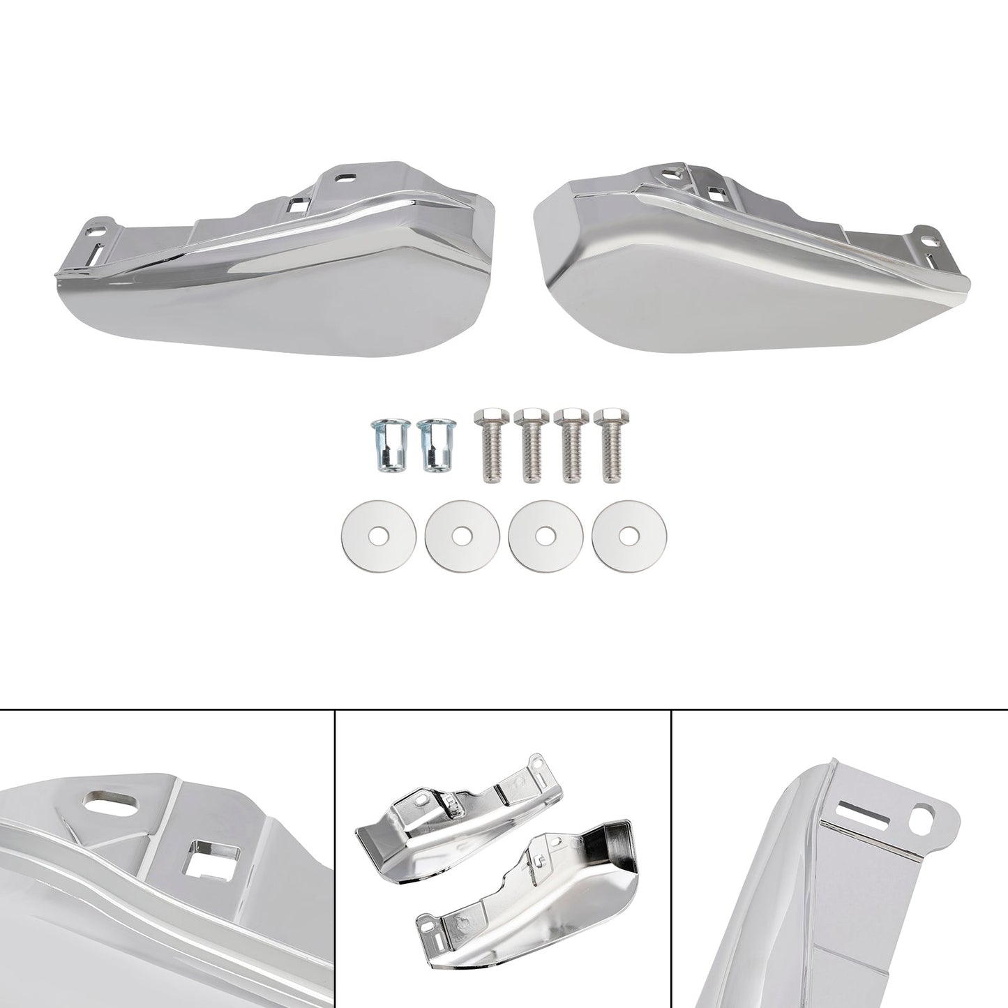 Deflettore di calore dell'aria del telaio intermedio Touring CVO Street Glide Road Glide 2023-2024