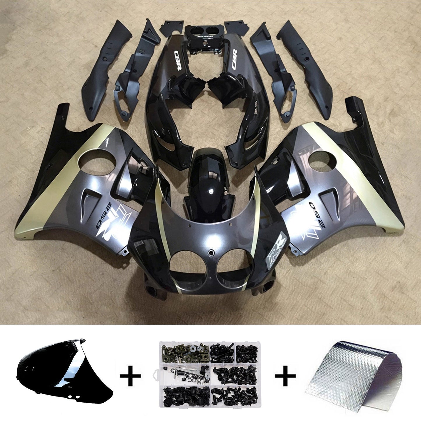 Kit di carene in plastica ABS stampate a iniezione per Honda CBR250RR MC22 1990-1998