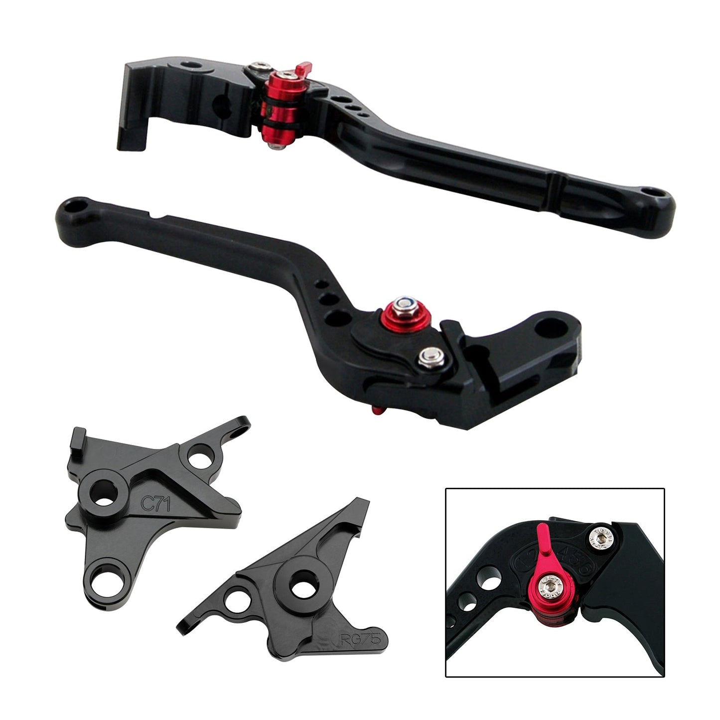 Leva frizione freno lunga adatta per BMW R NINE T /PURE/RACER 2017-2023