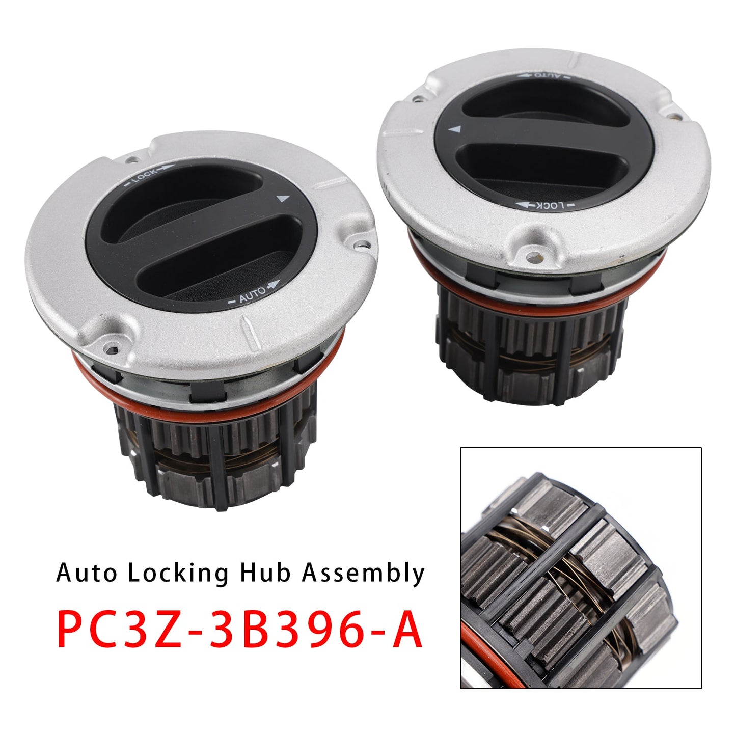 Mozzo anteriore autobloccante 2 pezzi Super Duty Ford F250 F350 F450 F550 2011-2026