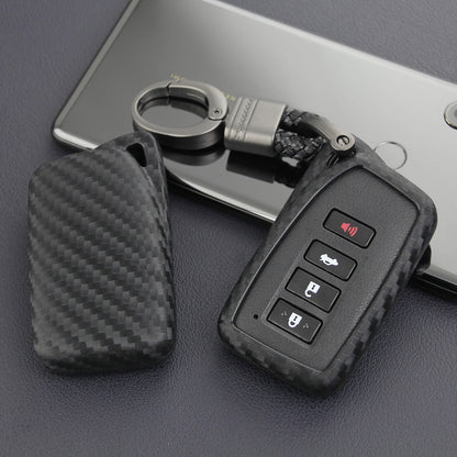 Custodia in pelle e silicone per chiave auto con fibbia per Lexus