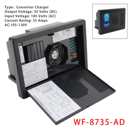 WF-8735-AD Caricabatterie convertitore RV 30 Amp Power Center Supporto rilevamento automatico RV