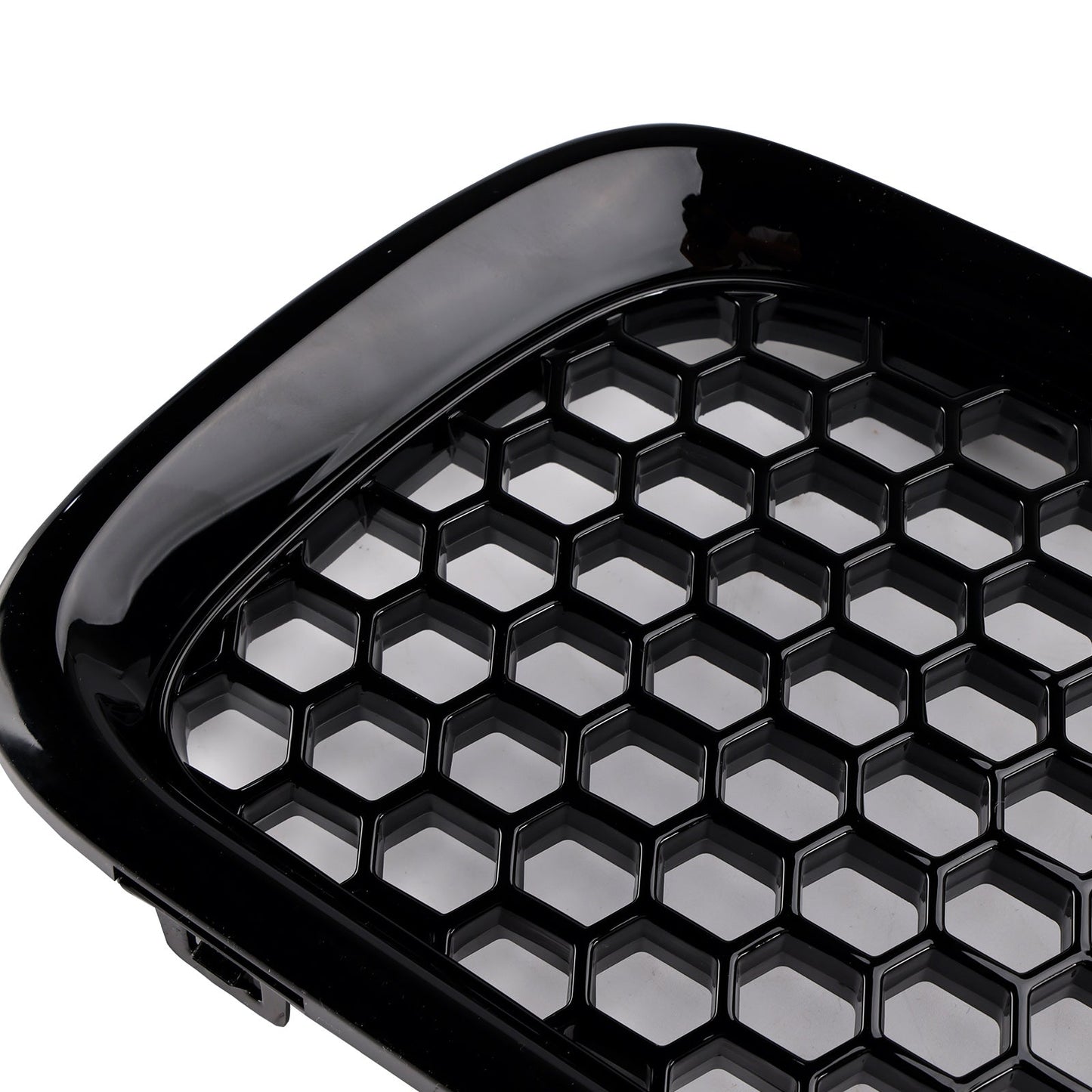 Griglia a nido d'ape per paraurti anteriore nero lucido Volvo S40 V50 2004-2007