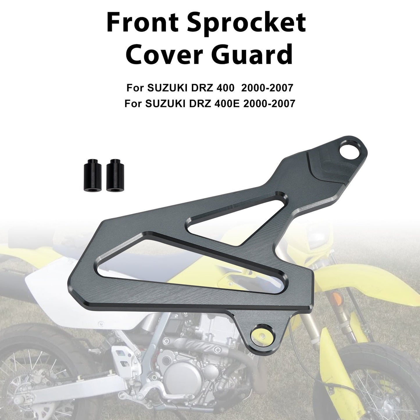 Protezione coperchio pignone anteriore per Suzuki DR-Z400SM 2000-2024 DRZ400/S/E