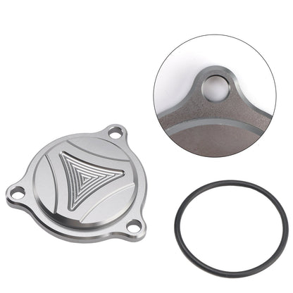 COPERCHIO FILTRO OLIO CNC GRIGIO PER SUZUKI DRZ400 DRZ 400S DRZ 400SM DRZ400E 05-2025
