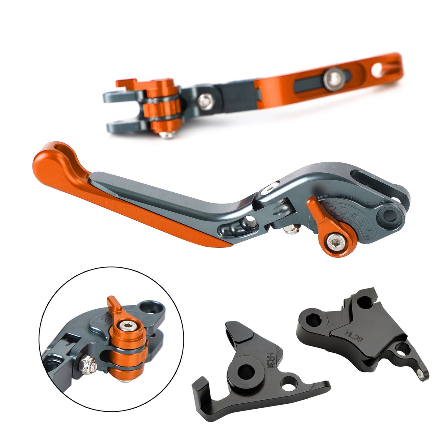 Leva freno frizione regolabile adatta per CFMOTO 450SS 450SR 21-23 450NK 23-24
