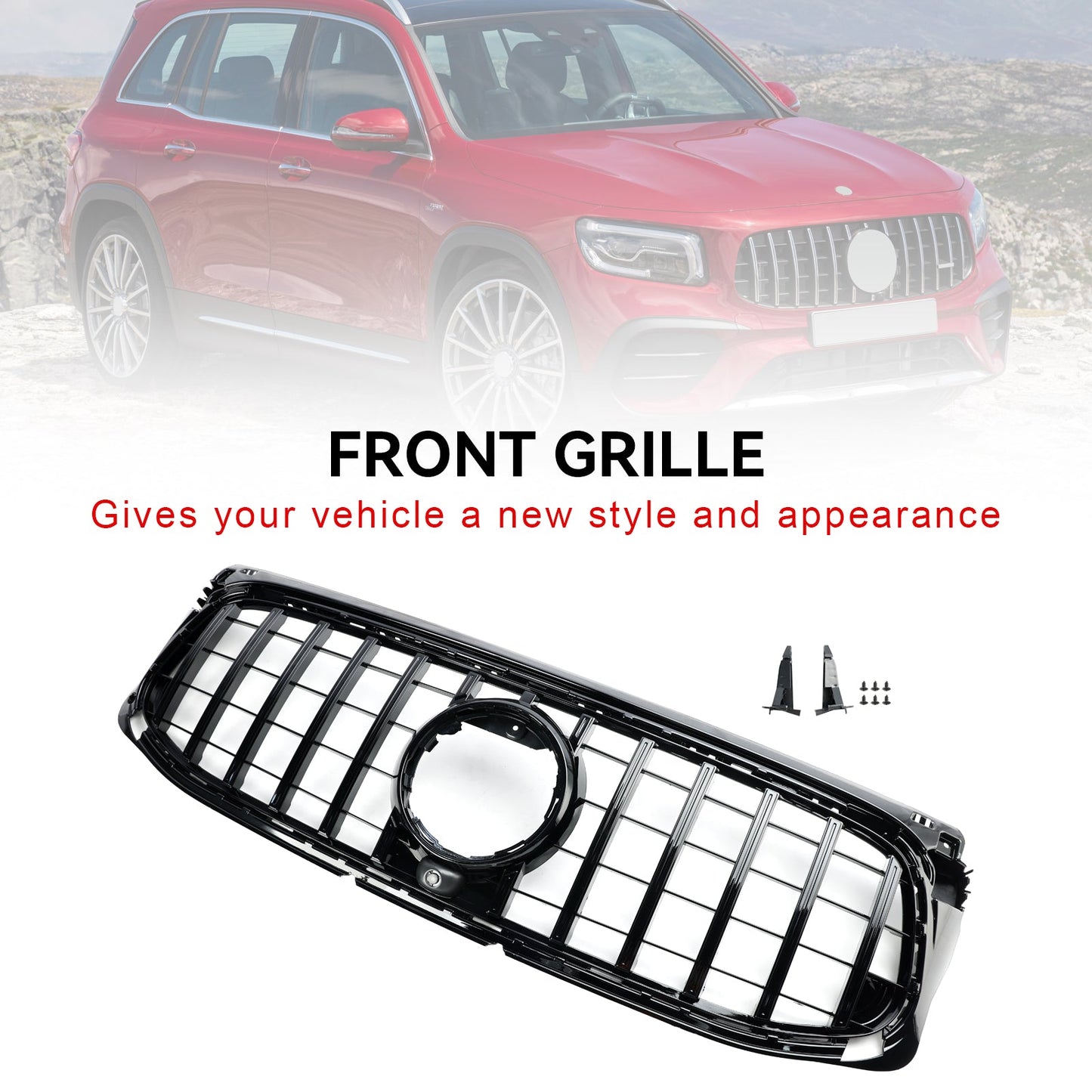 Griglia paraurti anteriore nero lucido Mercedes Benz GLB X247 AMG-Line 2020-2023