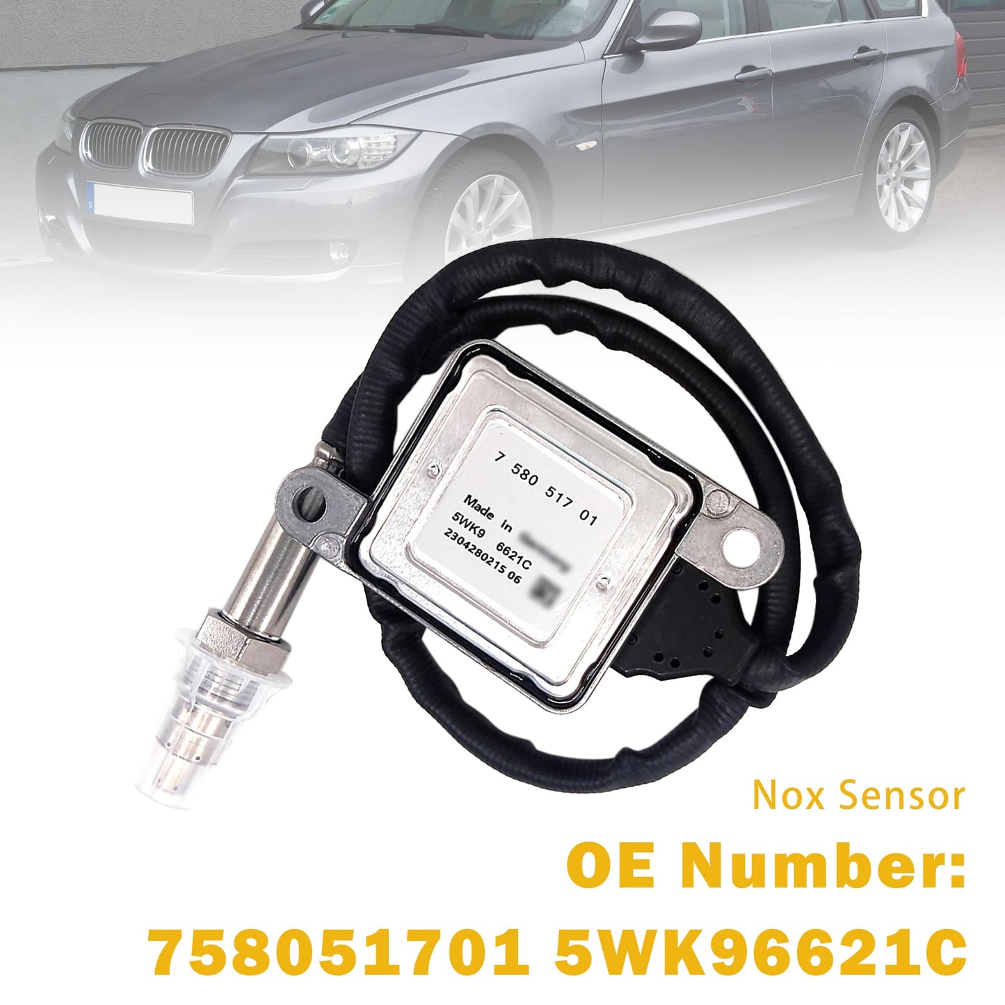 Sensore NOx 758051701 5WK96621C per BMW E81 E87 Lci E90 E91 E92 E93
