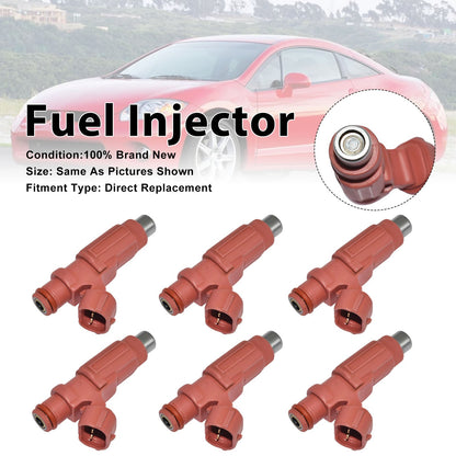 6 iniettori di carburante per Mitsubishi Eclipse 06-12 Endeavor 2004-2010 HDB305F