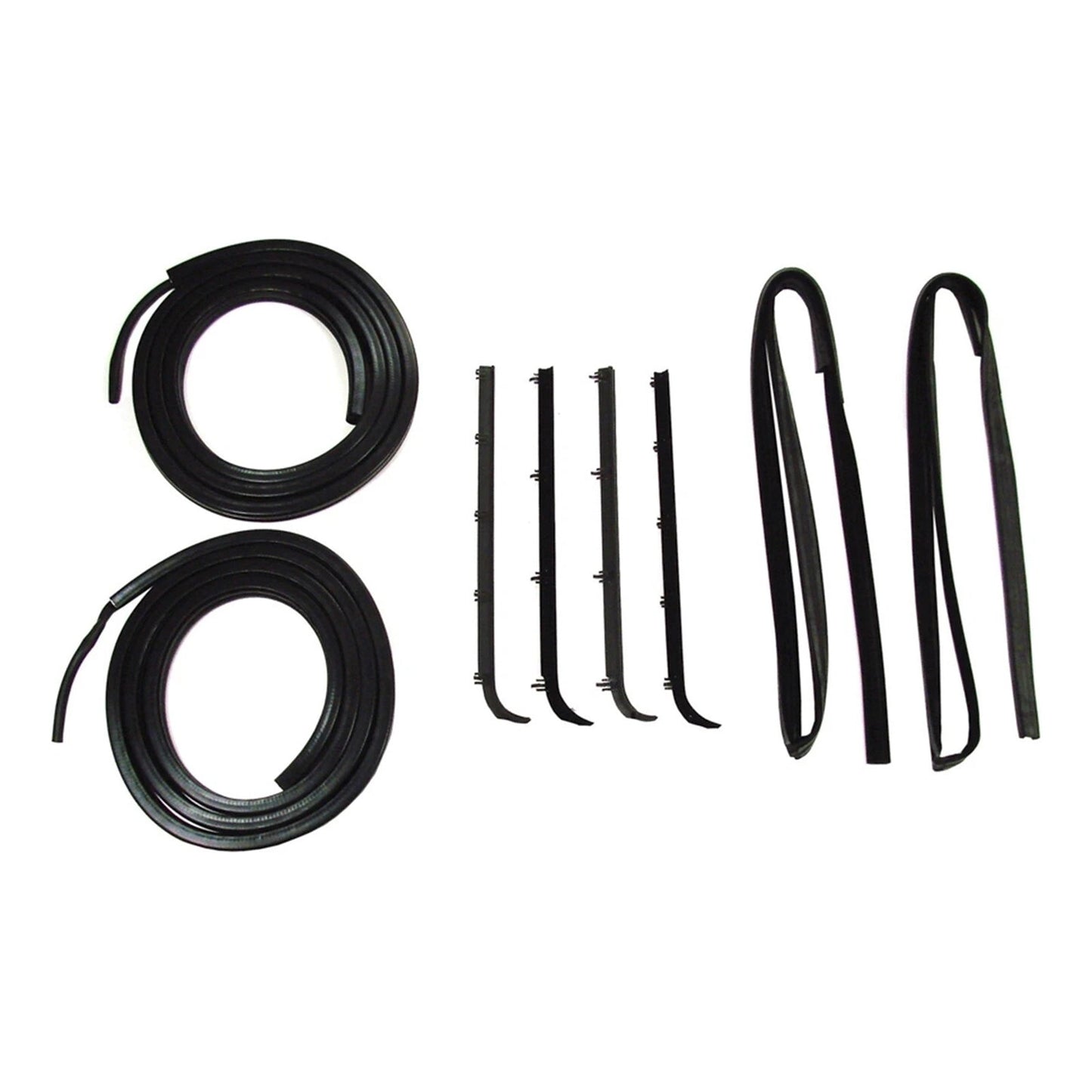 Kit guarnizioni per portiera anteriore Ford Bronco 1987-1996, 8 pezzi, kit guarnizioni per finestrini e portiere