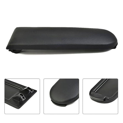 Coperchio della console centrale del bracciolo in pelle nera per VW MK4 Jetta Bora Golf 18D867173