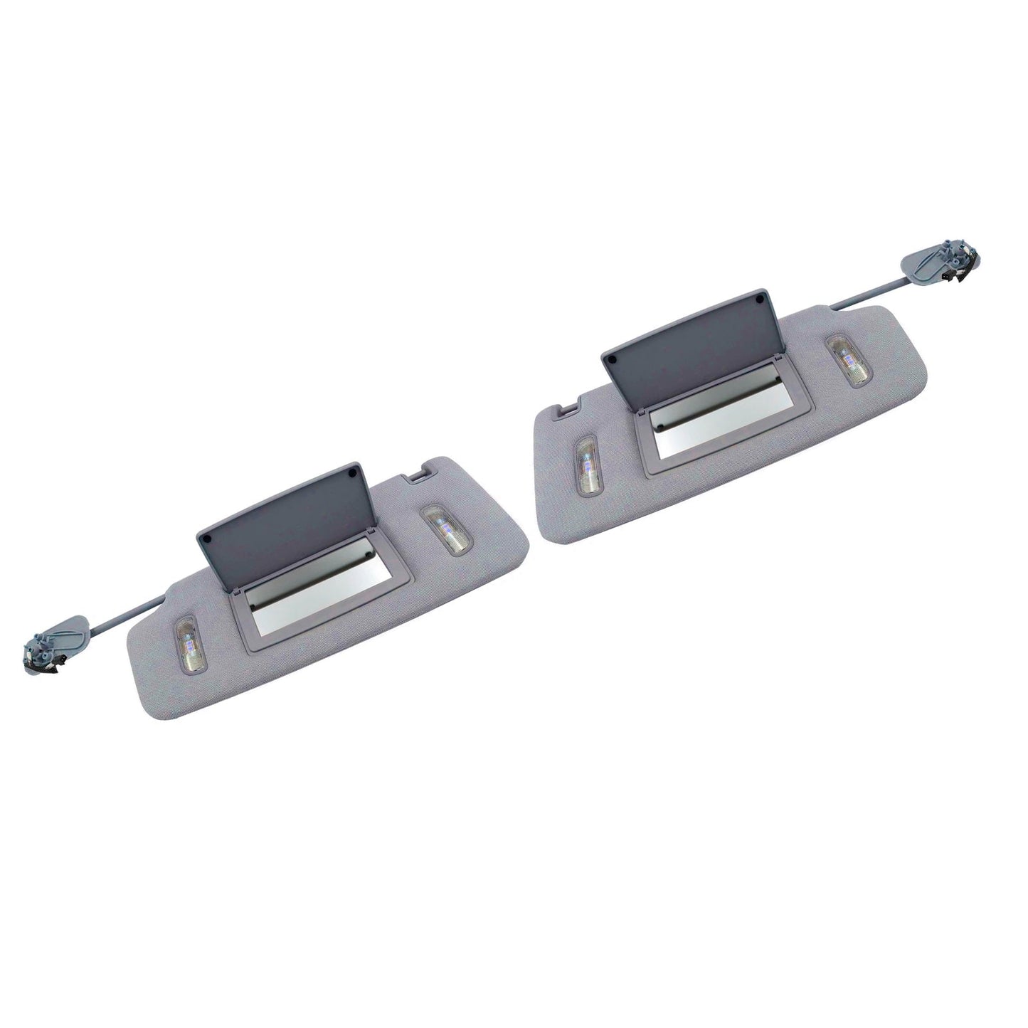 2 pezzi Visiera parasole grigia sinistra e destra 22870346 23459643 per Nissan Altima 2013-2018
