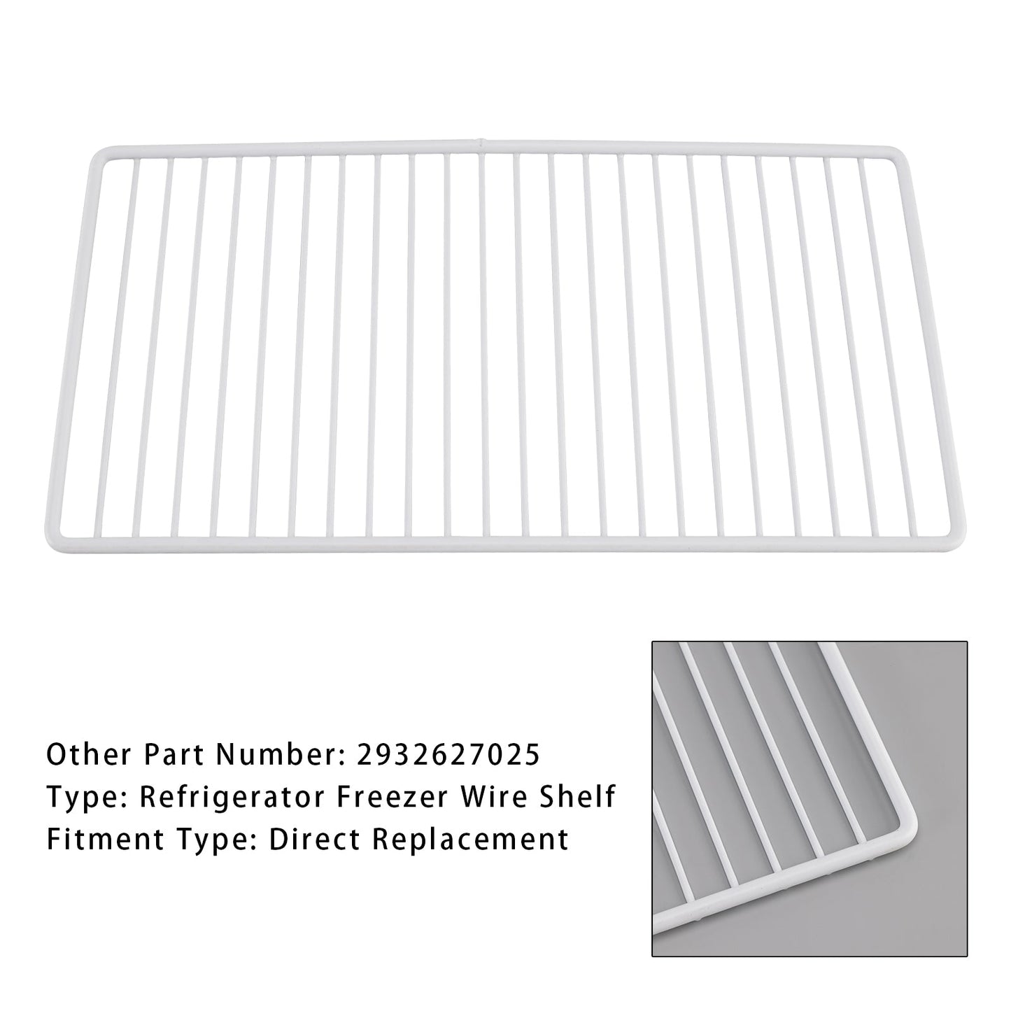 2932627025 Ripiano metallico per congelatore frigorifero RV
