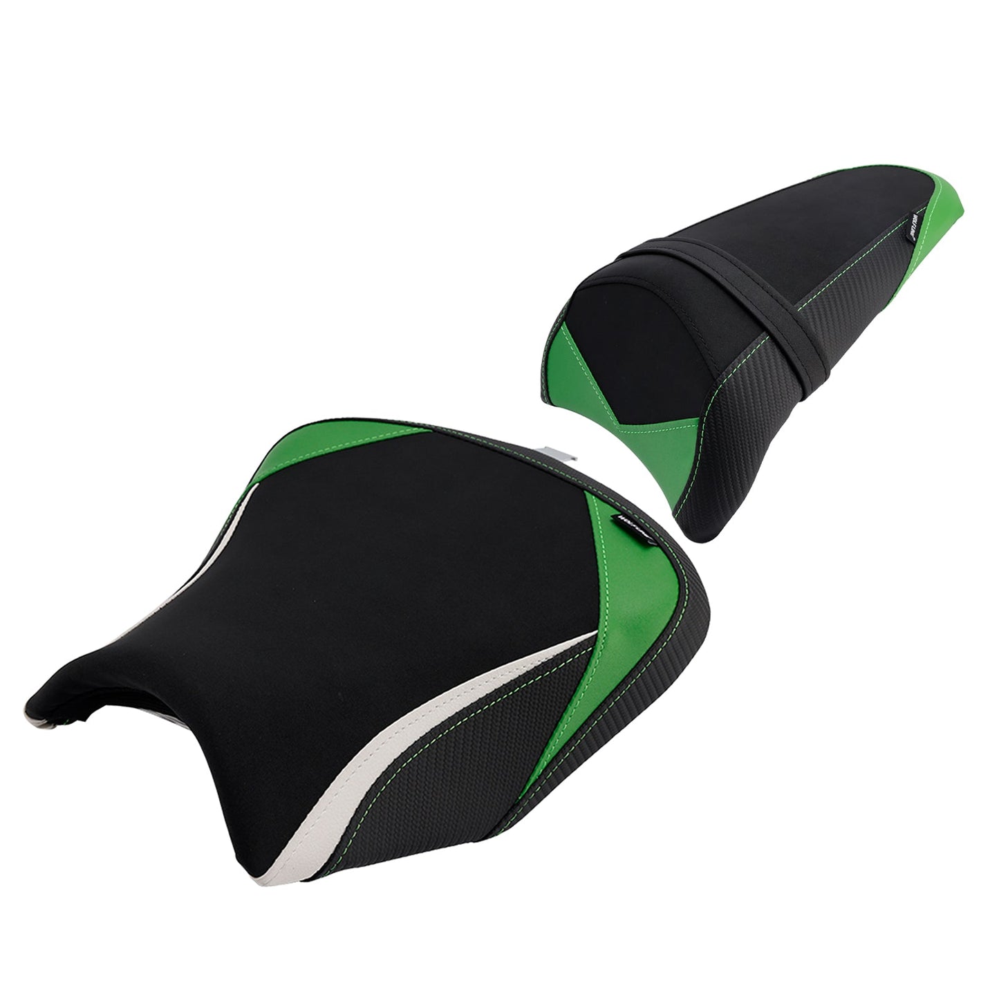 Cuscino posteriore bianco per sella conducente e passeggero per Kawasaki Ninja 650 Z650 2017-2025