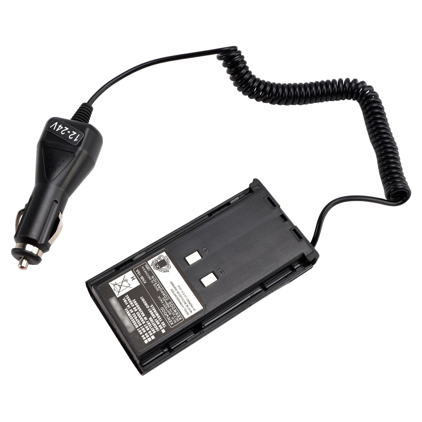Adattatore per l'eliminazione della batteria del caricabatteria per auto per TK-480 TK-385 TK-280 TK-290 TK-380