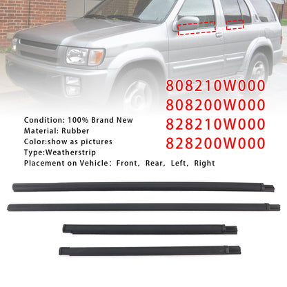 Guarnizione per cintura porta 4 pezzi per Nissan Pathfinder Terrano R50 1995-2004