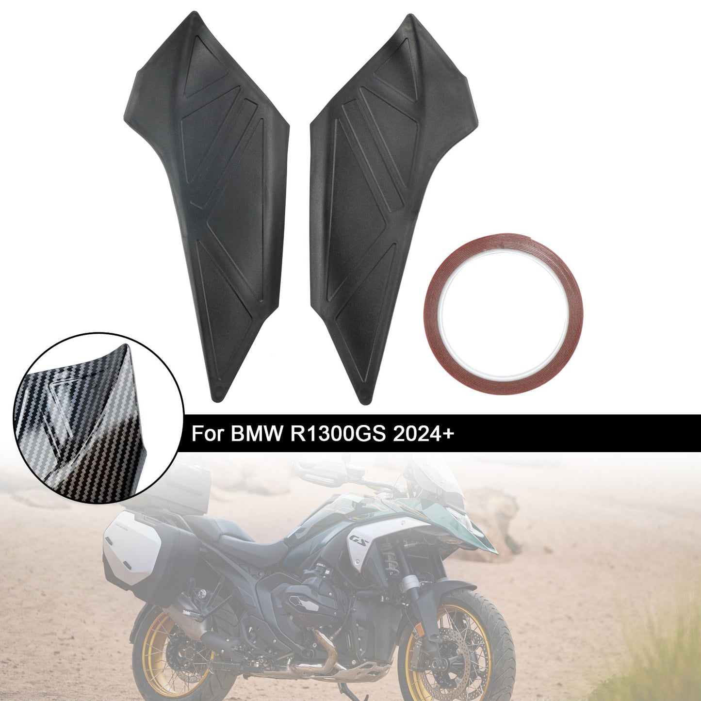 Protezione per pannello telaio laterale, carenature, adatta per BMW R1300GS 2024+