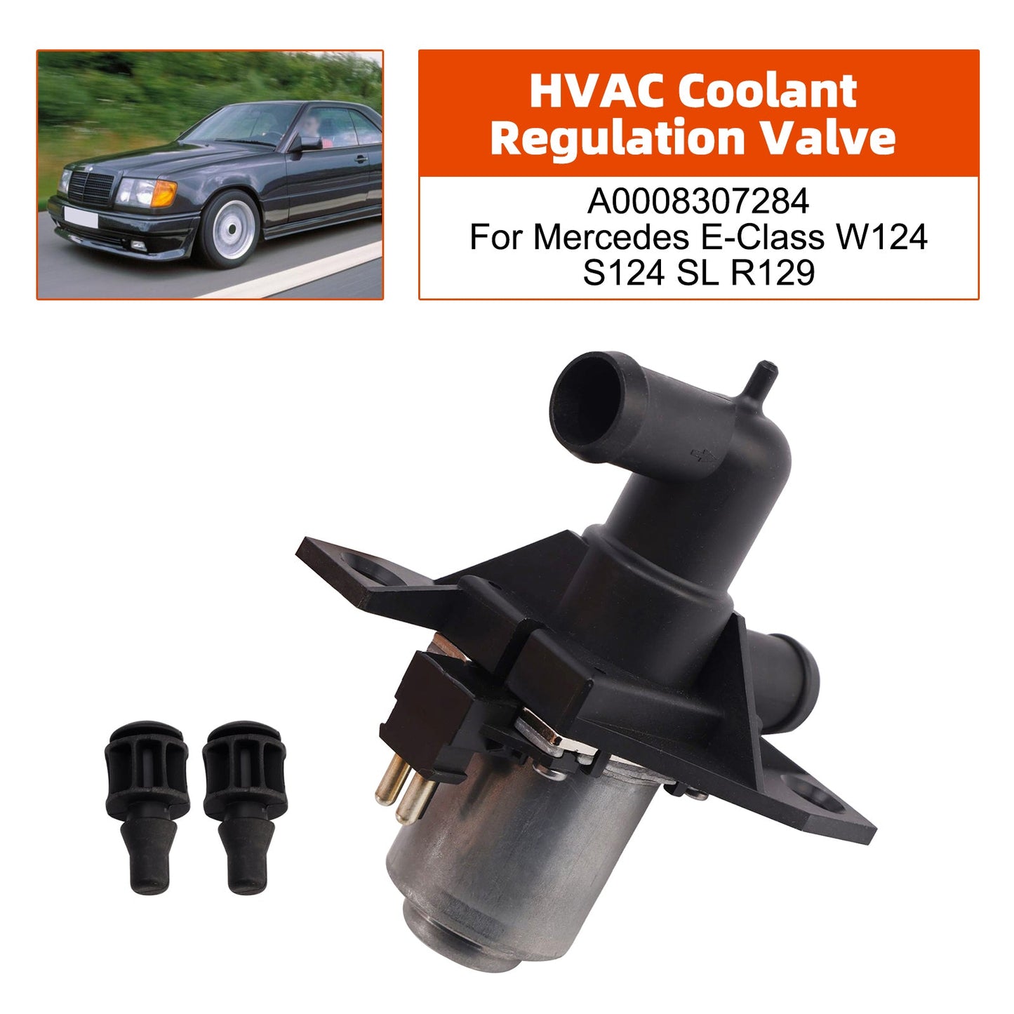 Valvola di regolazione del liquido di raffreddamento HVAC A0008307284 per Mercedes E W124 S124 SL R129