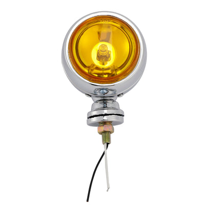 Faro fendinebbia cromato personalizzato per moto #D20 per Bobber Chopper da corsa