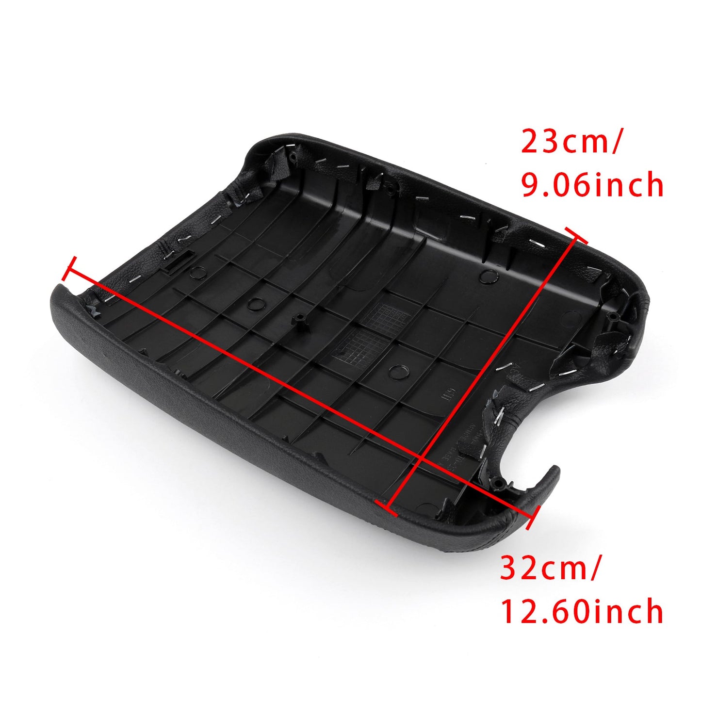 Coperchio della console centrale del bracciolo in pelle nera per Honda Accord 2008-2012