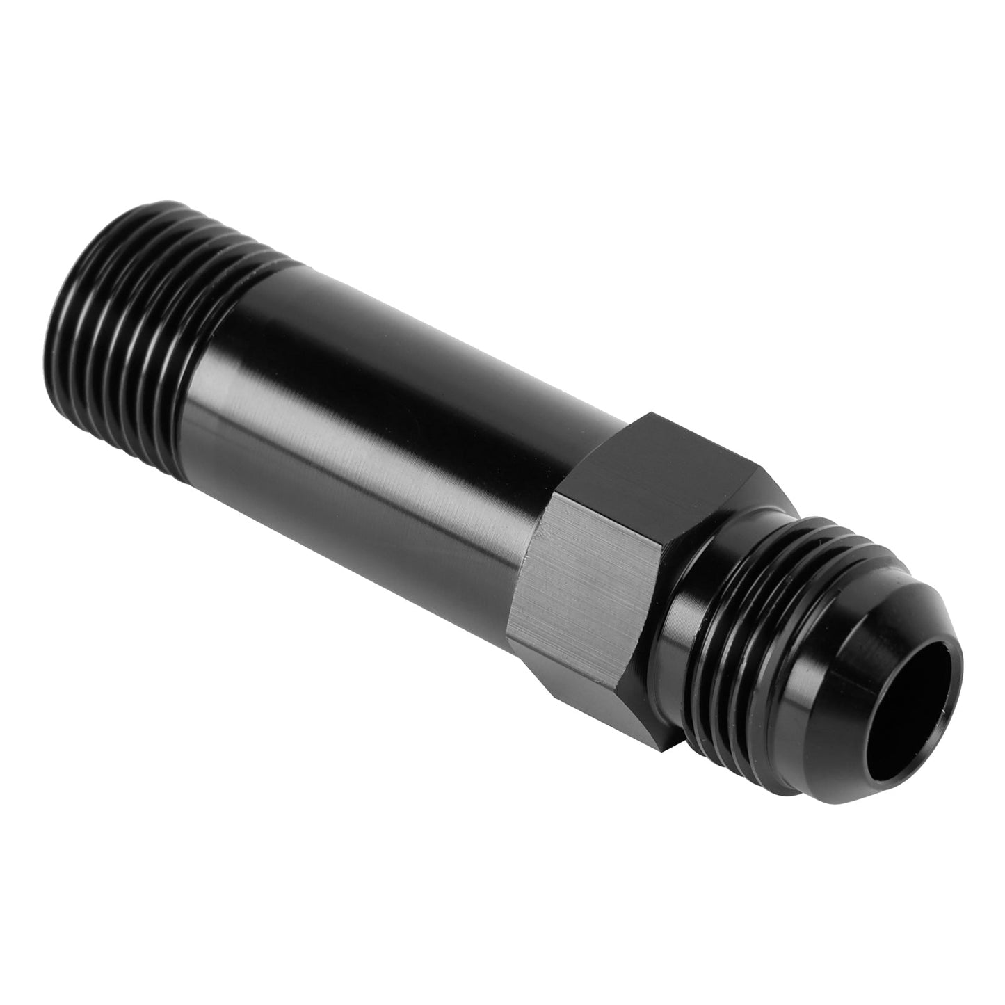 Raccordo adattatore per scarico turbo conico da 1/2"" NPT a maschio svasato dritto da 10AN