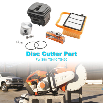 Kit di manutenzione cilindro pistone Stihl TS410 TS420 con filtro aria 4238 020 1202