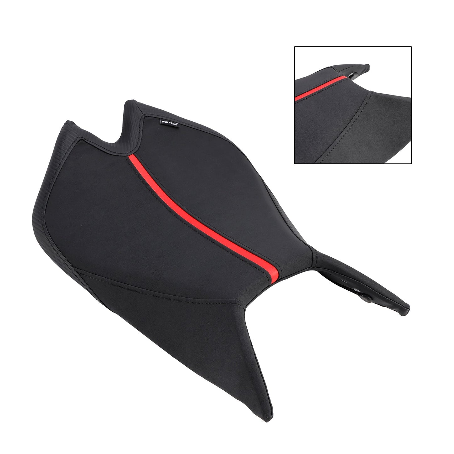 Front Raider Seat Driver Cushion PU Fit per Aprilia RSV4 1100 2021-2024