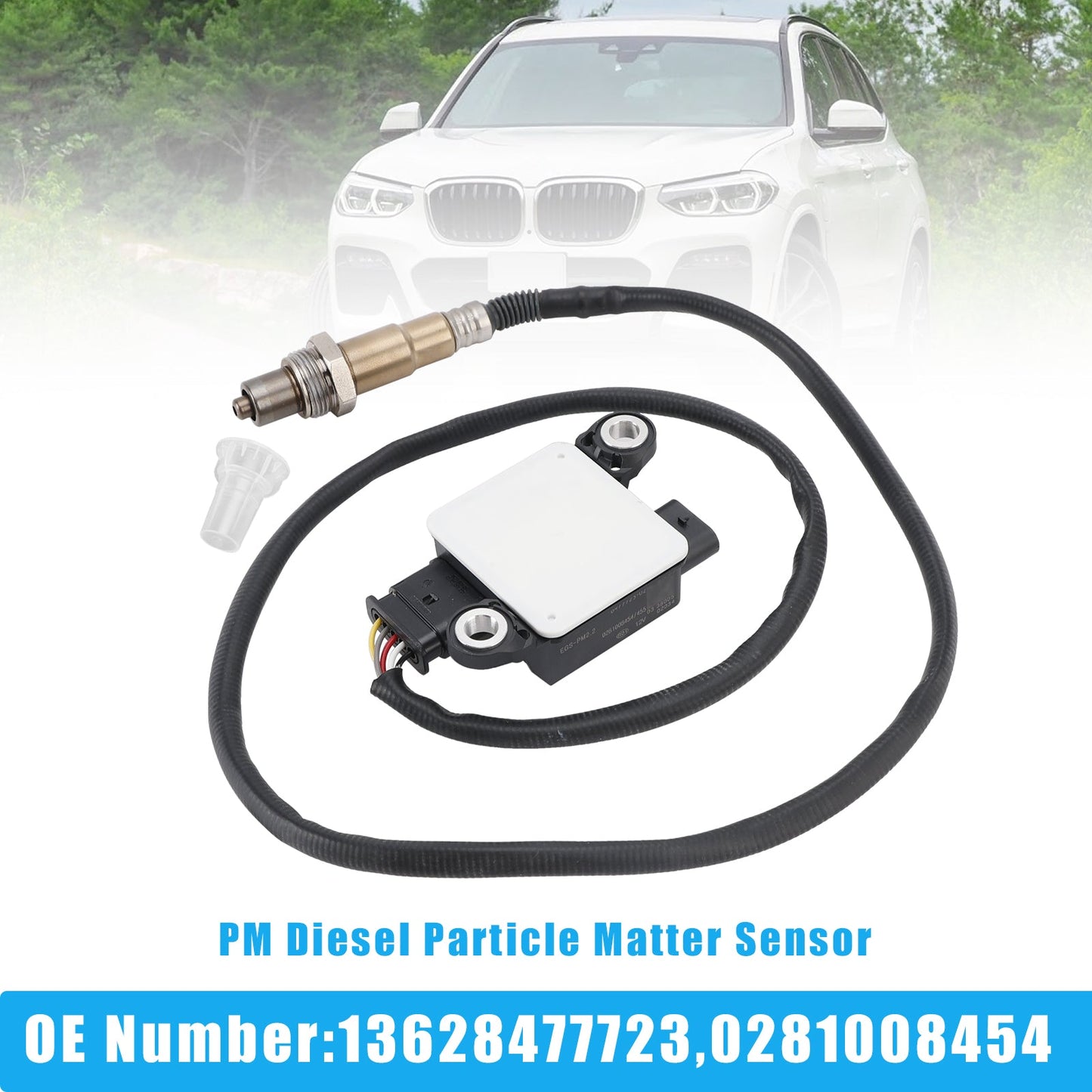 08/2020-03/2023 Per BMW X6 (G06, F96) xDrive 30 d SUV Mild-Hybrid Diesel/Elettrico AWD 24 286 210 PM Sensore di particolato diesel 13628477723