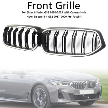Griglia anteriore a doppio rene nera BMW Serie 6 G32 2020-2025
