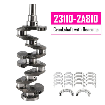 Albero motore con cuscinetti per Kia Optima 1.7 D4FD Diesel 2011-2018 23110-2A810