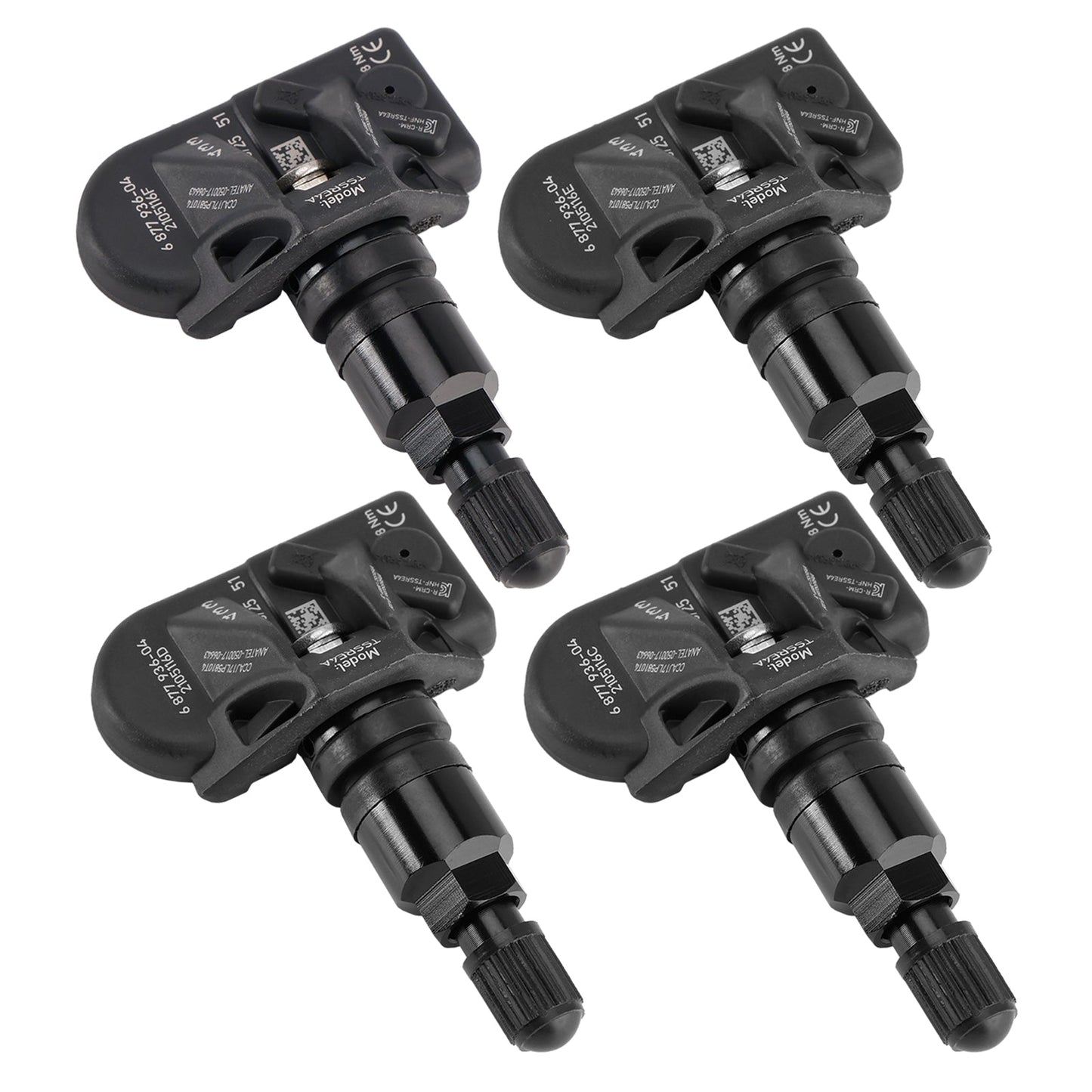 4X Sensore di pressione pneumatici 6877936 per BMW Serie 5 G30 G31 F40 Serie 3 G20 G21