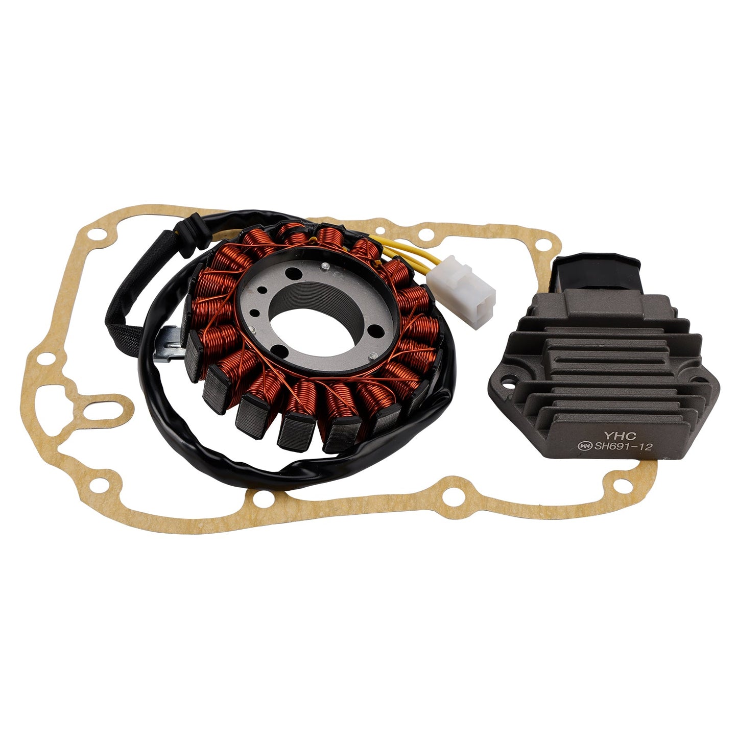 GUARNIZIONE REGOLATORE GENERATORE STATORE RADDRIZZATORE 31120-KGF-912 per Honda SH 125 2001-2004