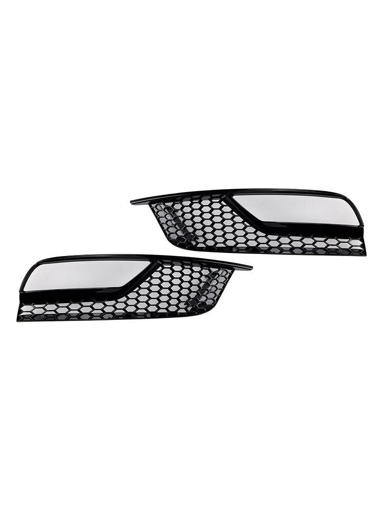 Griglie fendinebbia anteriori nere lucide per Audi A3 8V Berlina 2013-2016