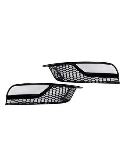 Griglie fendinebbia anteriori nere lucide per Audi A3 8V Berlina 2013-2016
