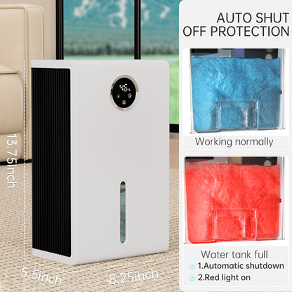 Serbatoio 3.5L Dehumidifier 30m² Ionizzatore Silenzioso Purificazione dell'aria economica e silenziosa