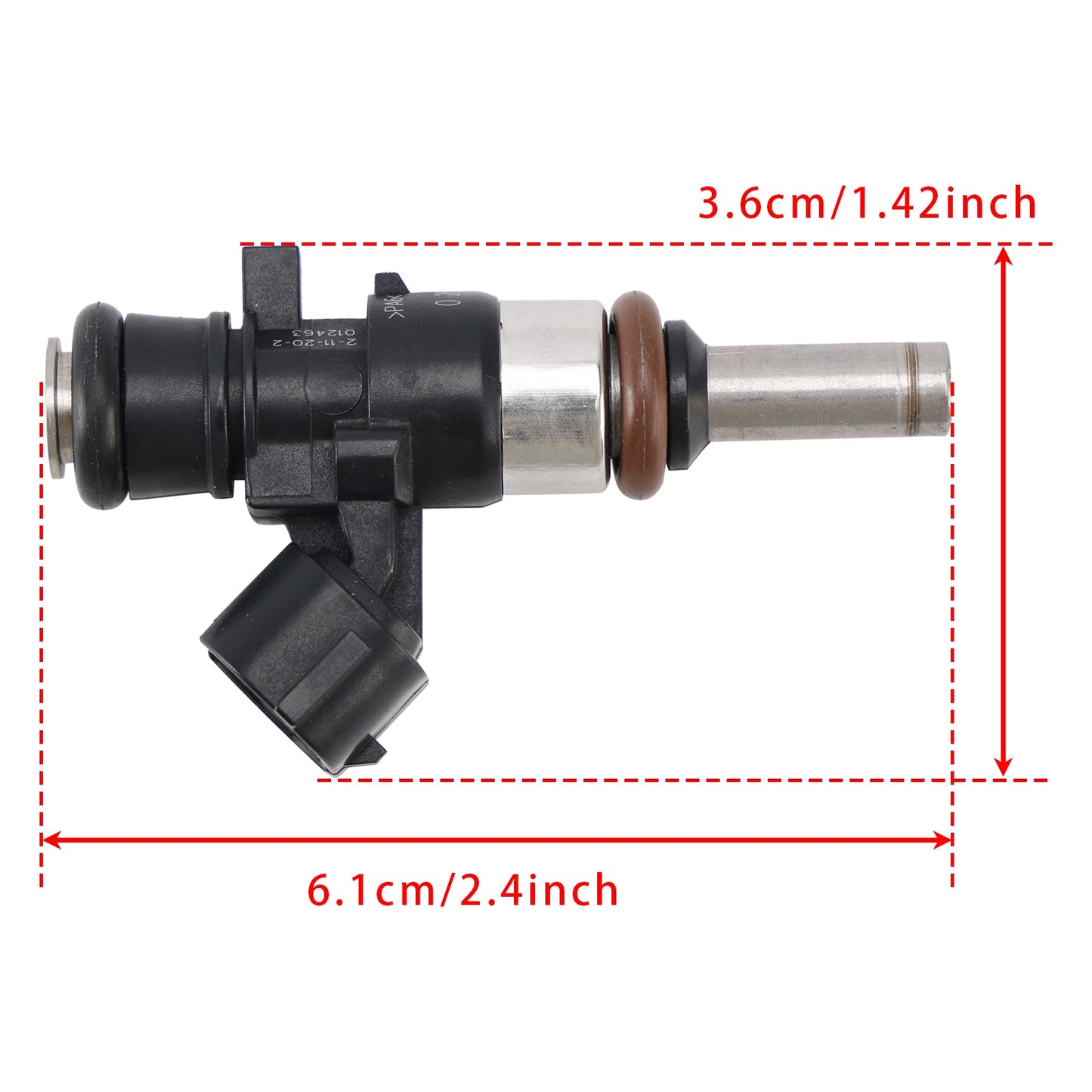 4 pezzi iniettori carburante per VW Golf GTI R Audi A3 S3 2.0 CJX CHH 0280158360