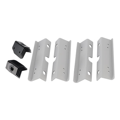 12 piastre/staffe di rinforzo per il montaggio dei sedili per VW T5 T6 2 + 1 sedili posteriori