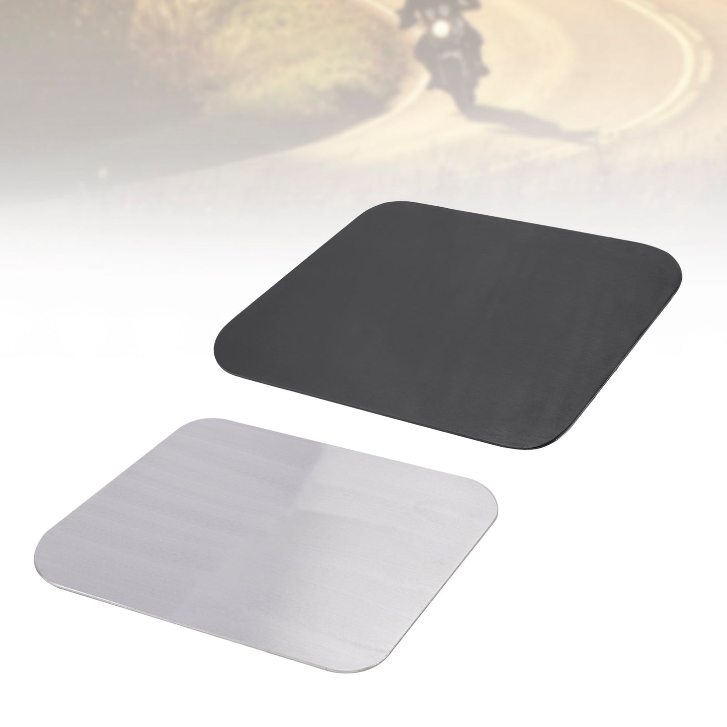 Parallelogramma vuoto in lega di alluminio targa fai da te universale adatta per moto