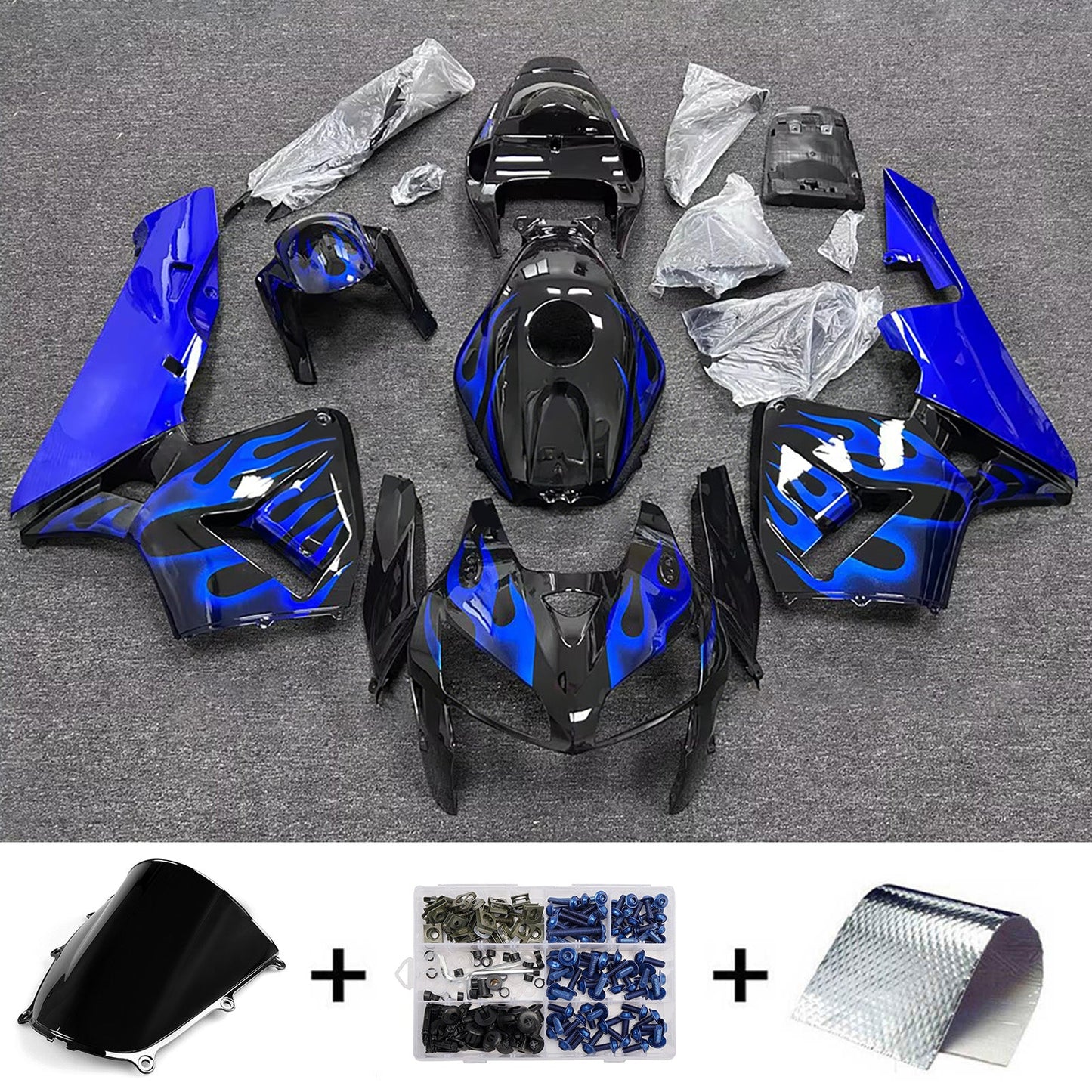 Kit di carene in plastica ABS stampate a iniezione per Honda CBR600RR 2005-2006 F5