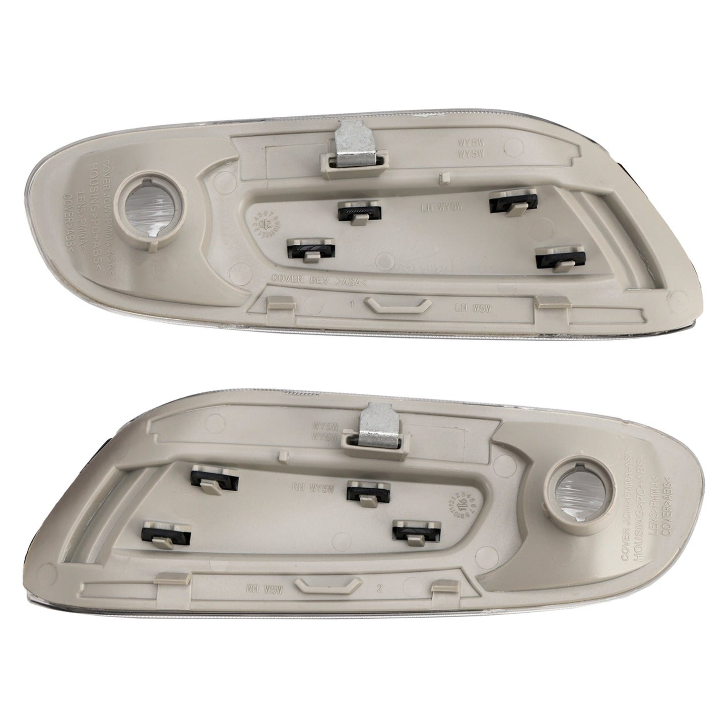 2 pezzi di indicatori di direzione aggiuntivi bianchi per BMW Mini F55 F56 F57